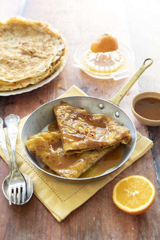 recette de Crêpes Suzette à l’orange