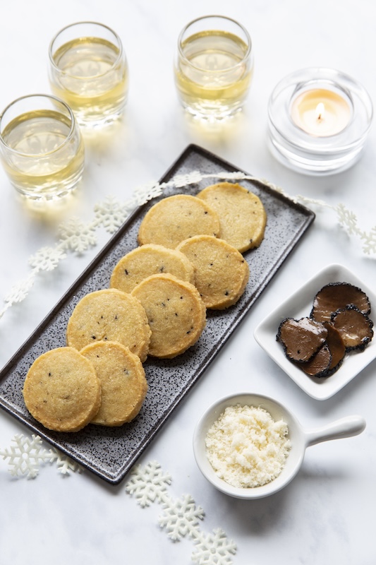 Sablés au Parmesan et à la truffe