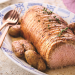 Rôti de veau flambé au Whisky