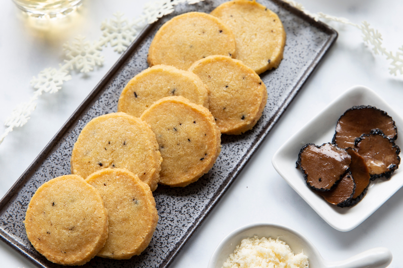 recette de Sablés au Parmesan et à la truffe