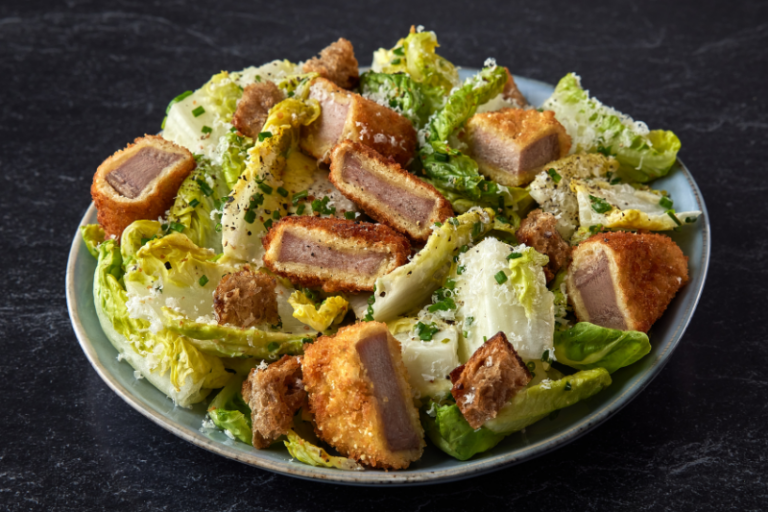 Croustillant de langue de veau en salade