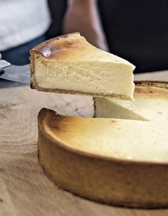 recette de La tarte au fromage blanc de Feuillette