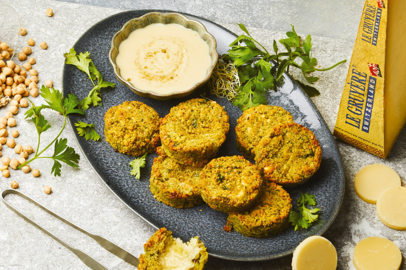 Falafels au Gruyère AOP classique