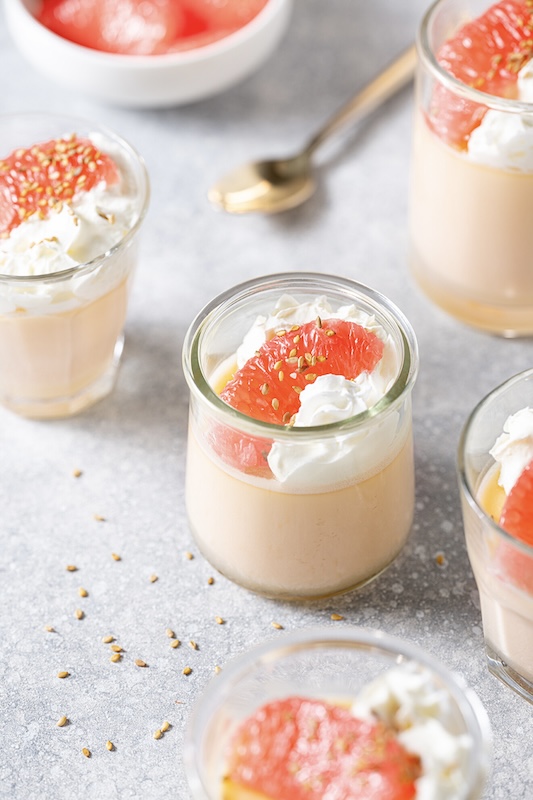 recette de Posset au pamplemousse de Floride