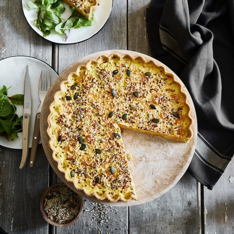 recette de Tarte aux carottes aux épices indiennes