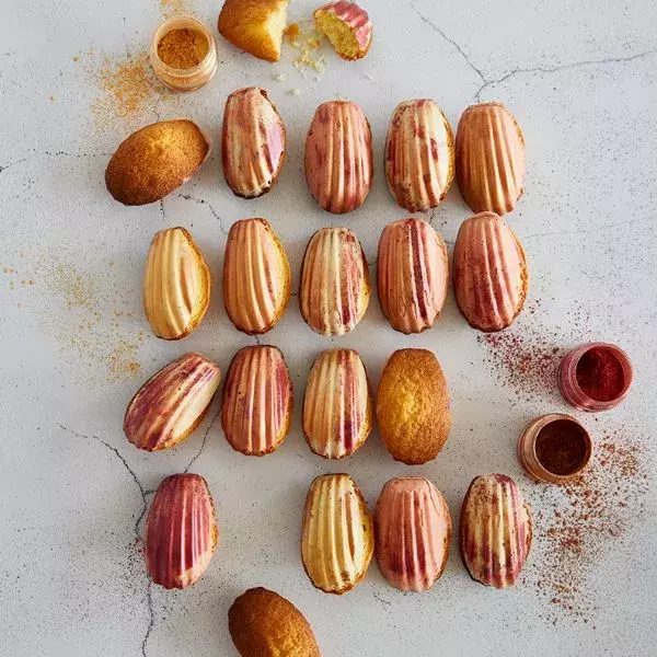 recette de Madeleines au chocolat scintillant