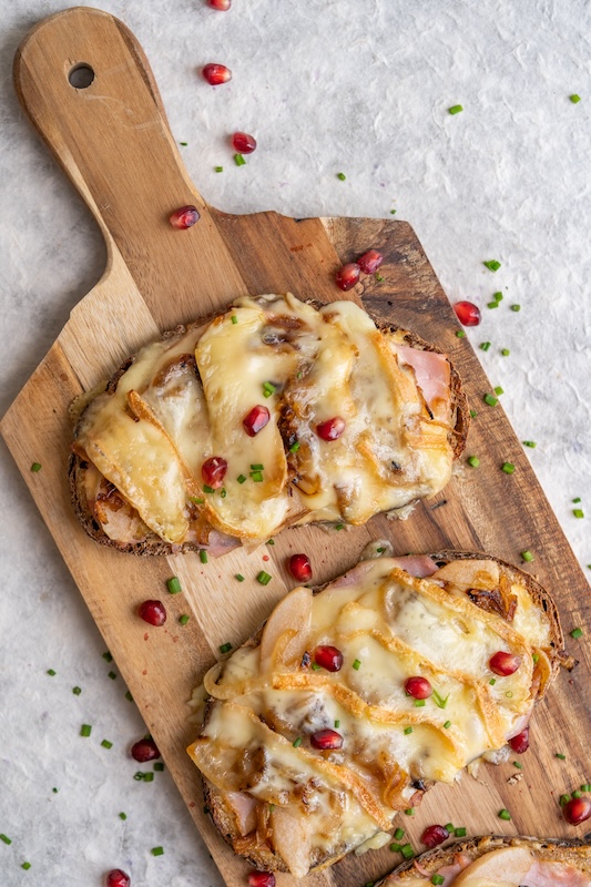 recette de Bruschettas au Maroilles