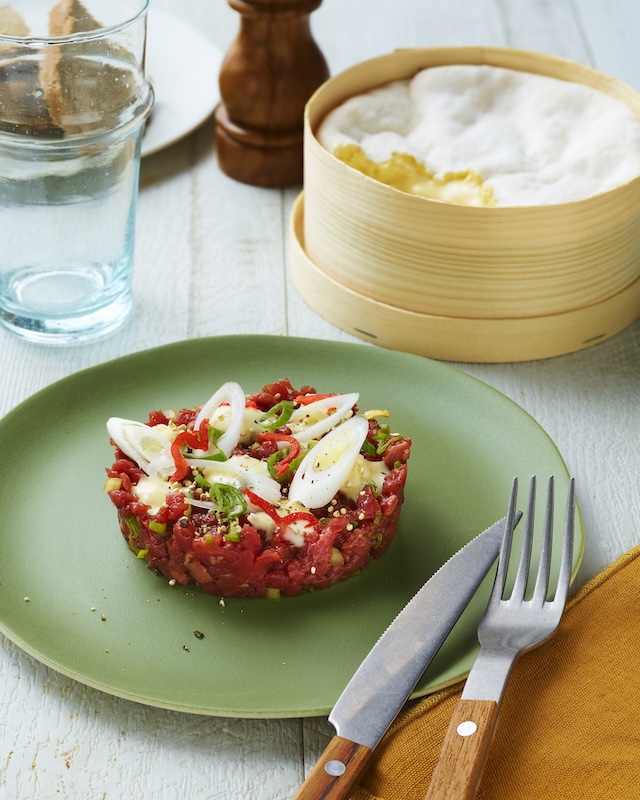 recette de Tartare de boeuf au Mont d’Or