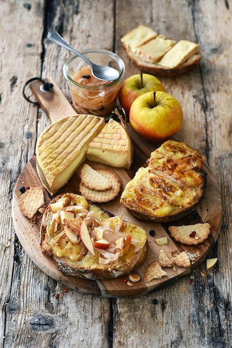 tartine de livarot gratiné