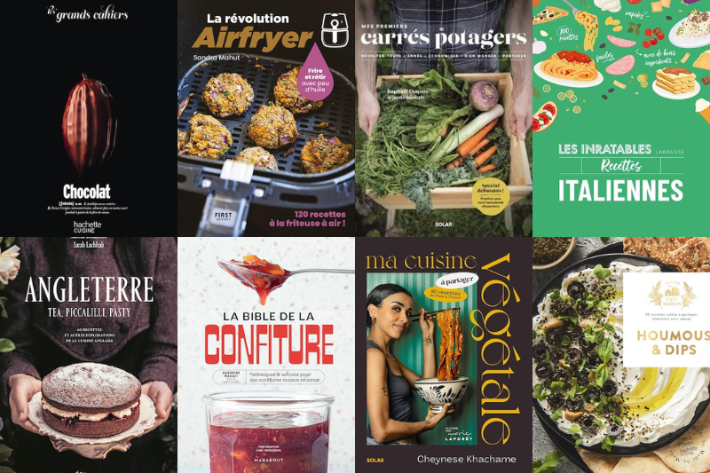 les livres gastronomiques de mars 2024