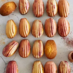 Madeleines au chocolat scintillant