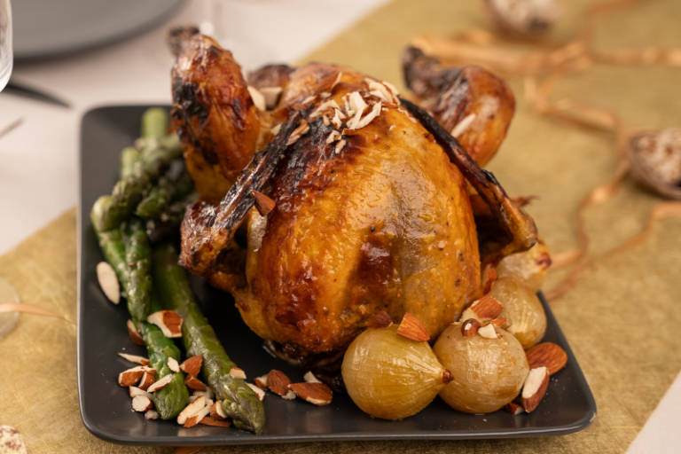 Pintade miel moutarde