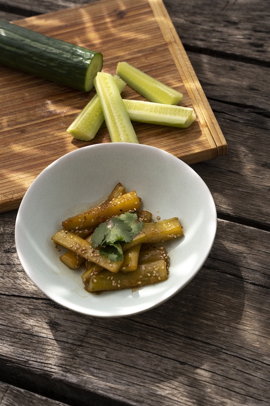 recette de Concombres sautés à l’asiatique