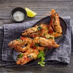 recette de Gambas flambées