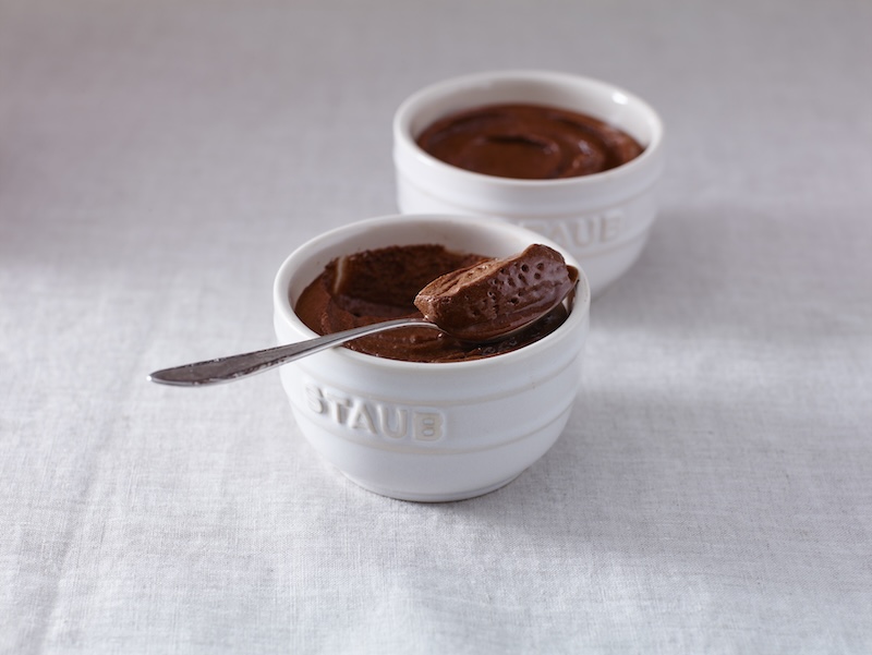 recette de Mousse au chocolat à la crème fouettée