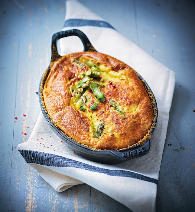 Clafoutis aux asperges vertes