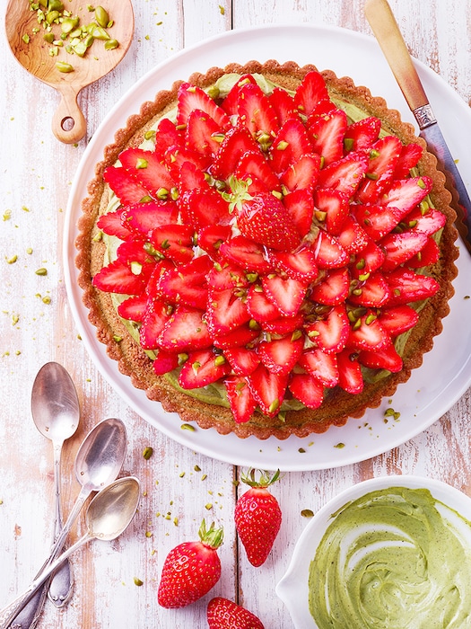 Tarte Fraise Pistache