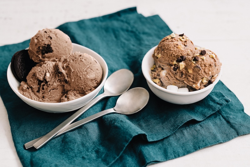 crème glacée au chocolat