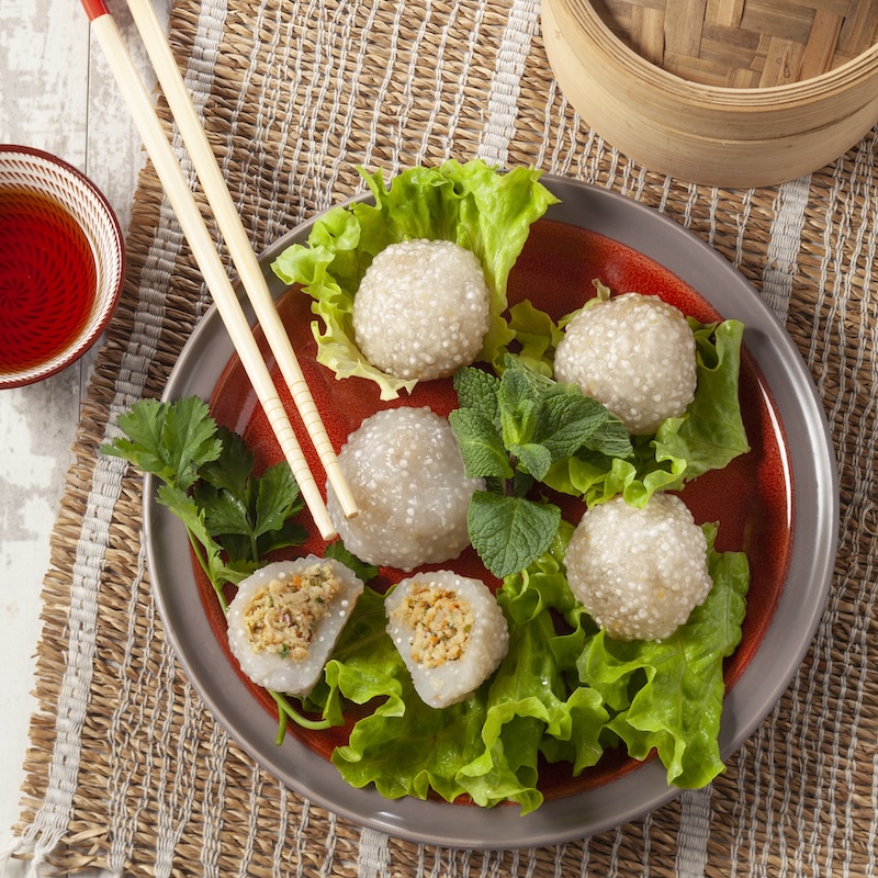 recette de Boulettes de crevettes à la thaïlandaise