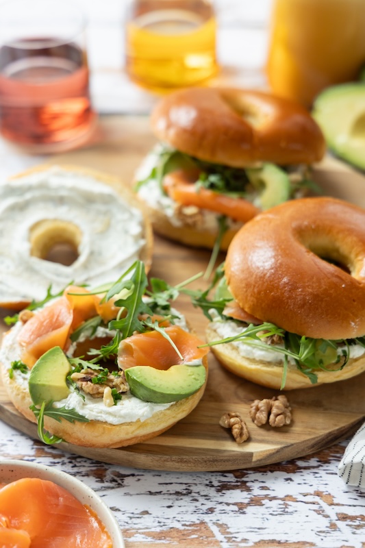 recette de Bagel saumon au Petit Billy