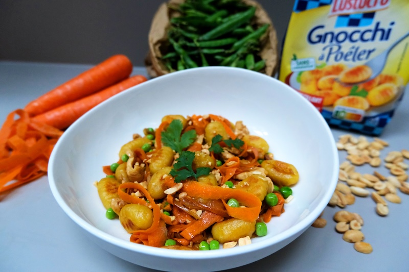 recette de Wok de gnocchi thaï