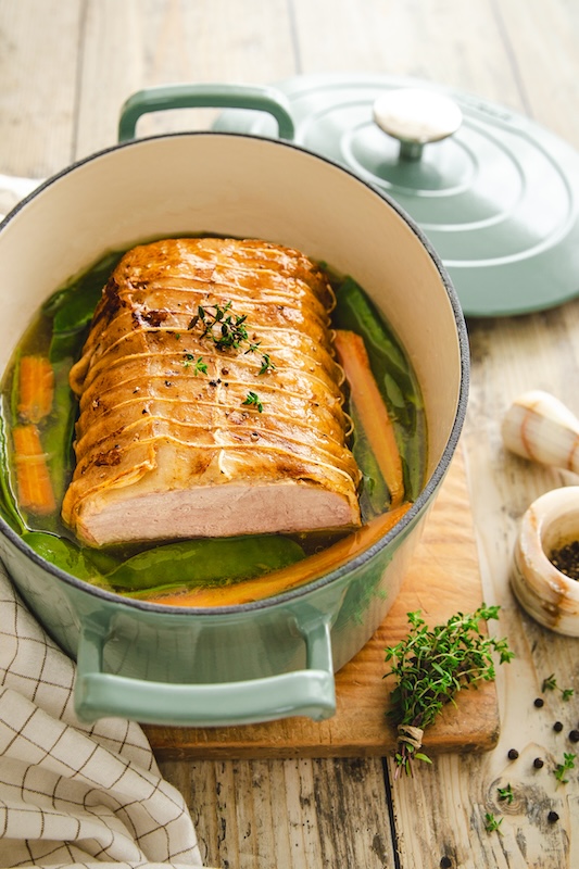 recette de Rôti de veau façon cocotte