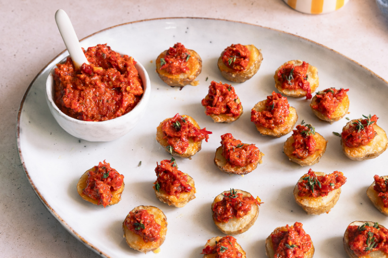 Bouchées de primeurs Parmesan et poivrons