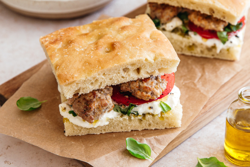 Boulettes de veau façon sandwich