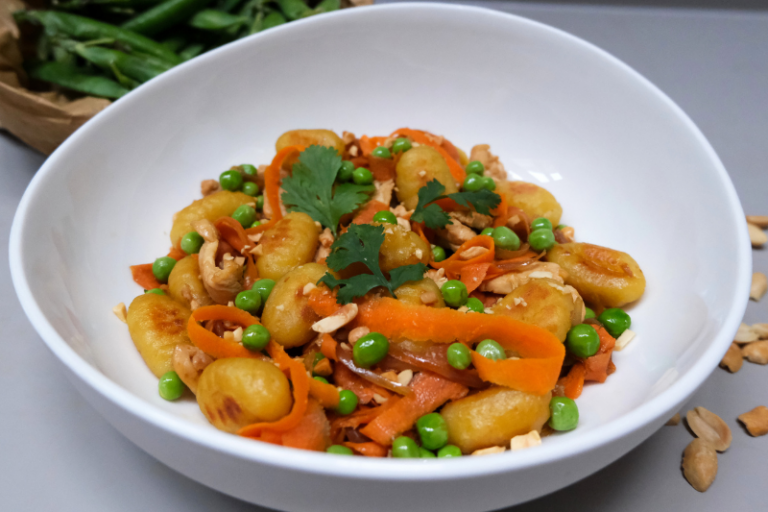 Wok de gnocchi Thaï