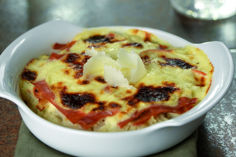 Gratin de chou-fleur au Parmesan