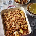 recette de Crumble poire ananas chocolat