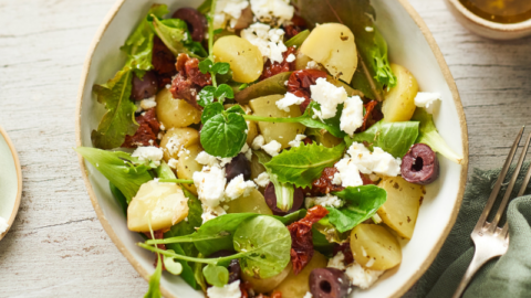 Salade de pommes de terre à la grecque
