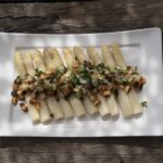 recette de Asperges blanches à la grenobloise