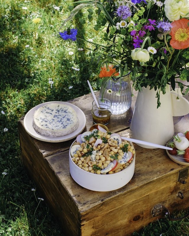 recette de Salade de pois chiches à la fourme