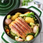 recette de Cocotte printanière de poitrine de veau