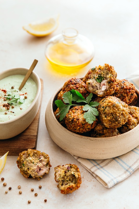 recette de Boulettes de lapin façon falafels