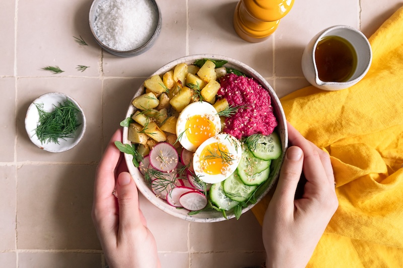 recette de Buddha bowl de primeurs La Noirmoutier