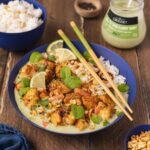 recette de Poulet sauce Thaï aux cacahuètes