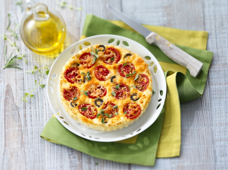 recette de Tarte Floraline gratinée à la tomate