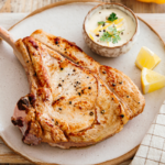 Côte de veau façon printemps