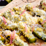 Poireaux brûlés sauce gribiche