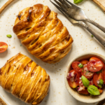 Poisson Wellington et salade de tomates