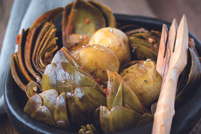 Pommes de terre primeurs à la vendéenne