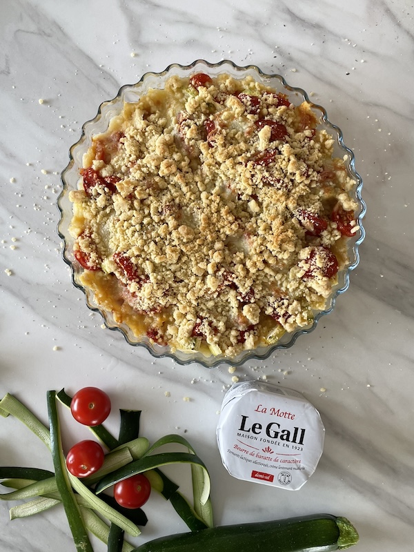 recette de Crumble aux légumes du soleil