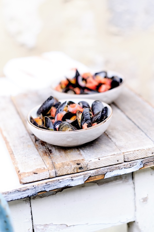 recette de Moules à la tomate et au piment d’Espelette