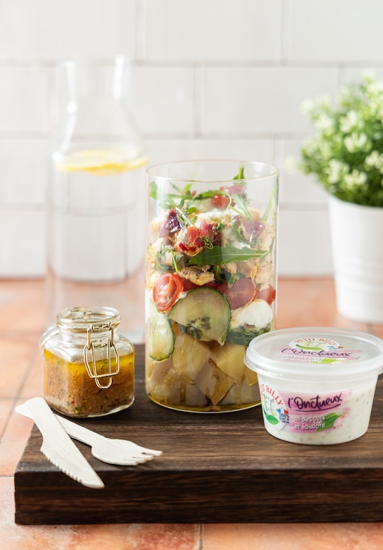 recette de Salad jar au Petit Billy