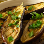 Aubergines grillées au barbecue