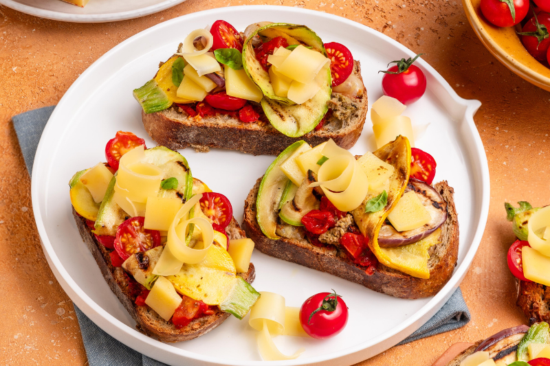 Bruschettas à l’Emmentaler