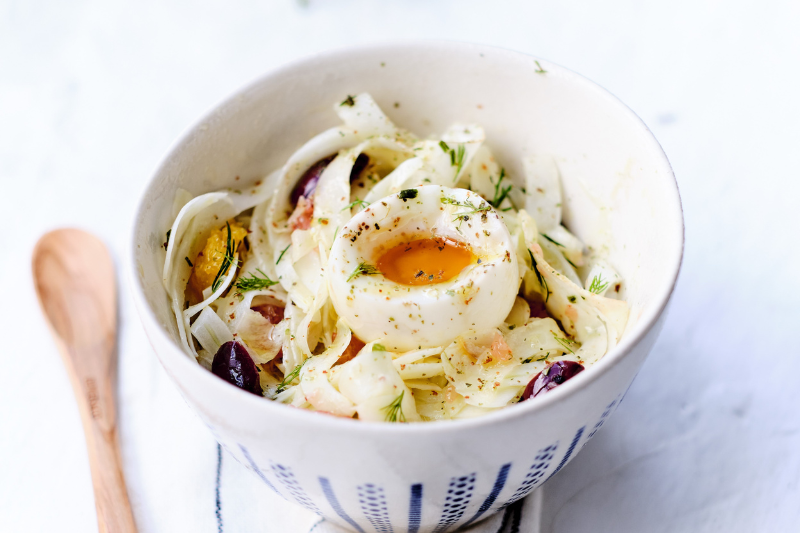 Salade sicilienne au fenouil mariné