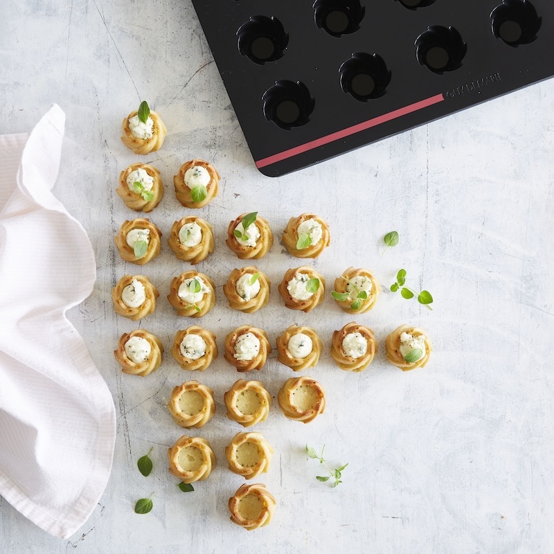 recette de Petites bouchées au Roquefort